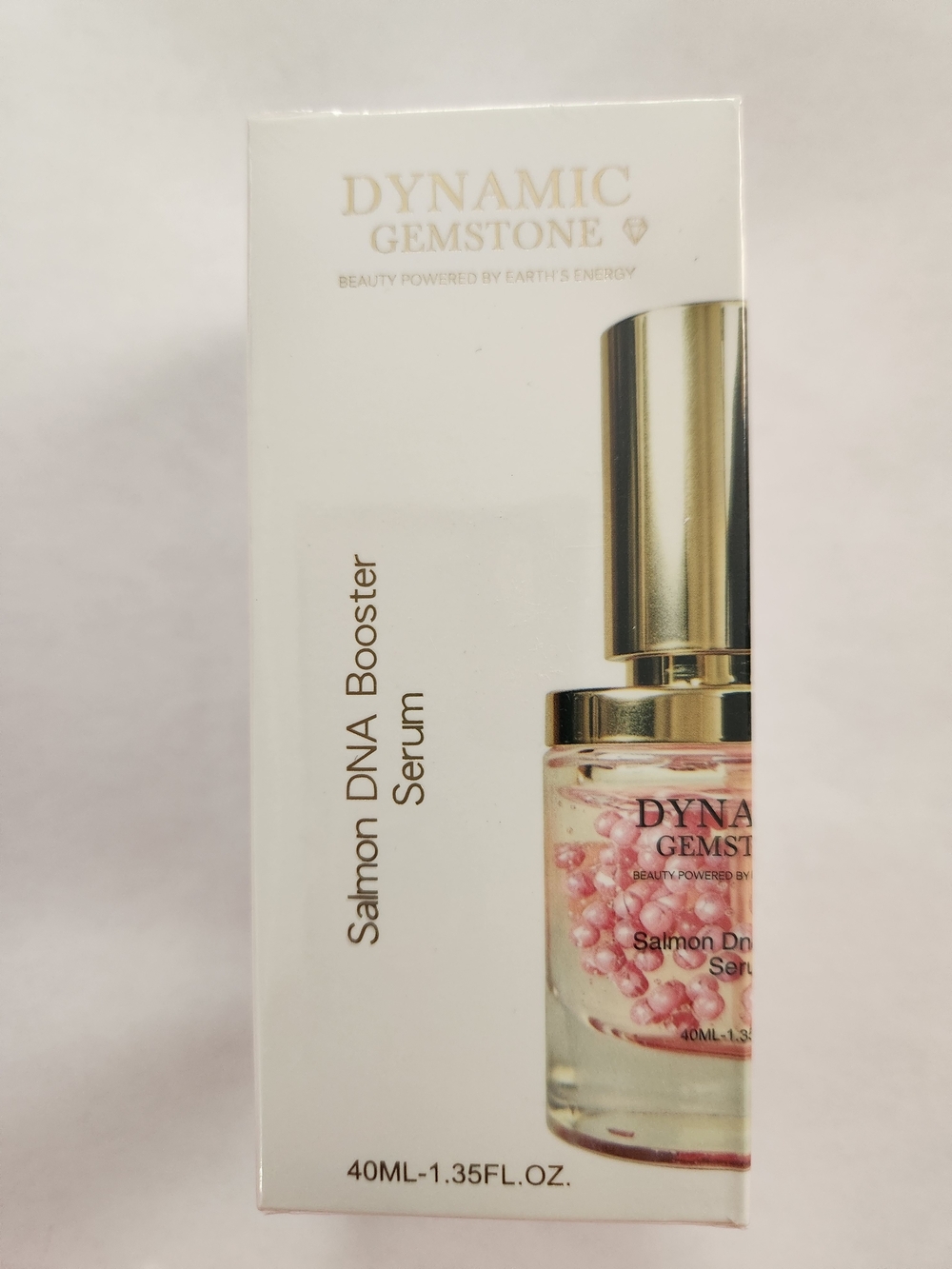 Dynamic Gemstone Salmon DNA Booster Serum — Gold & Pink